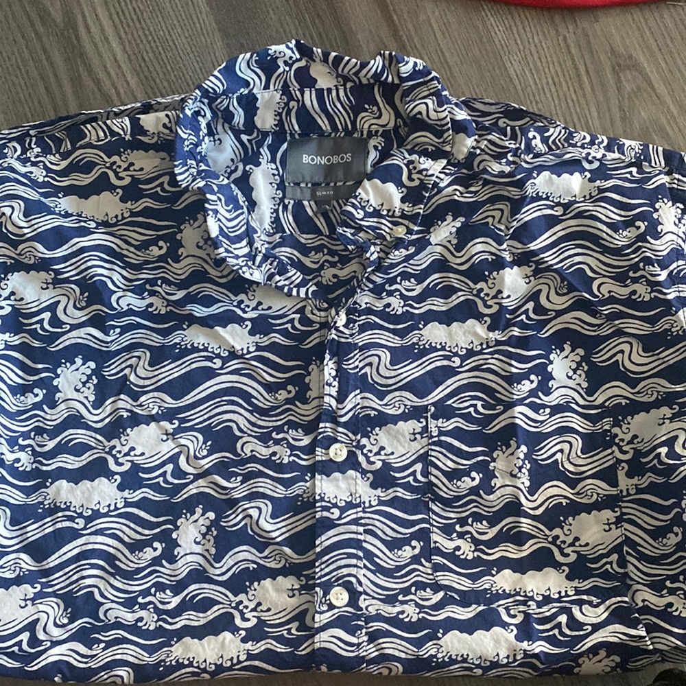 Bonobos Mens short sleeve button down